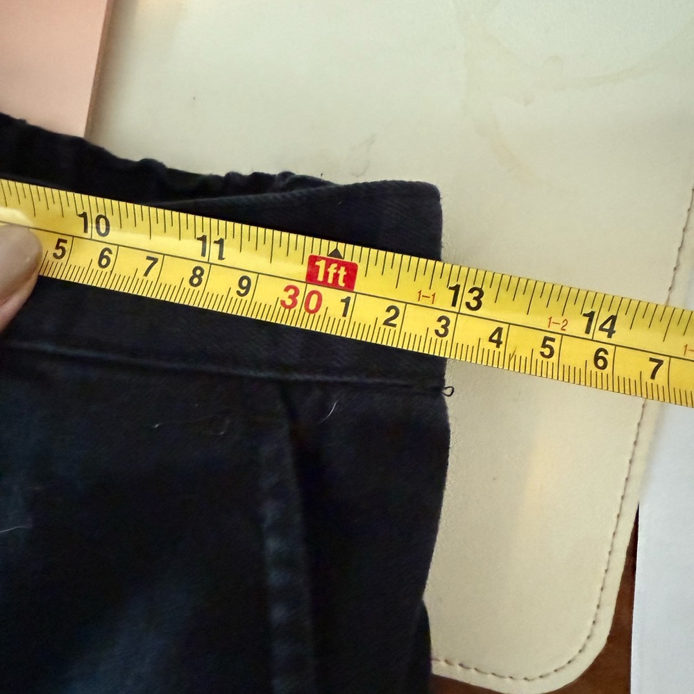 Oak + Fort CROPPED LENGTH TWILL WIDE LEG PANT Medium - Picture 4 of 5